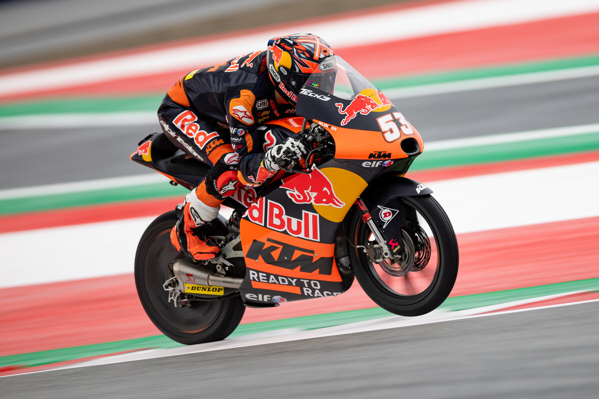 Home MotoGP™ speed & competitiveness for the KTM GP Academy in Austria