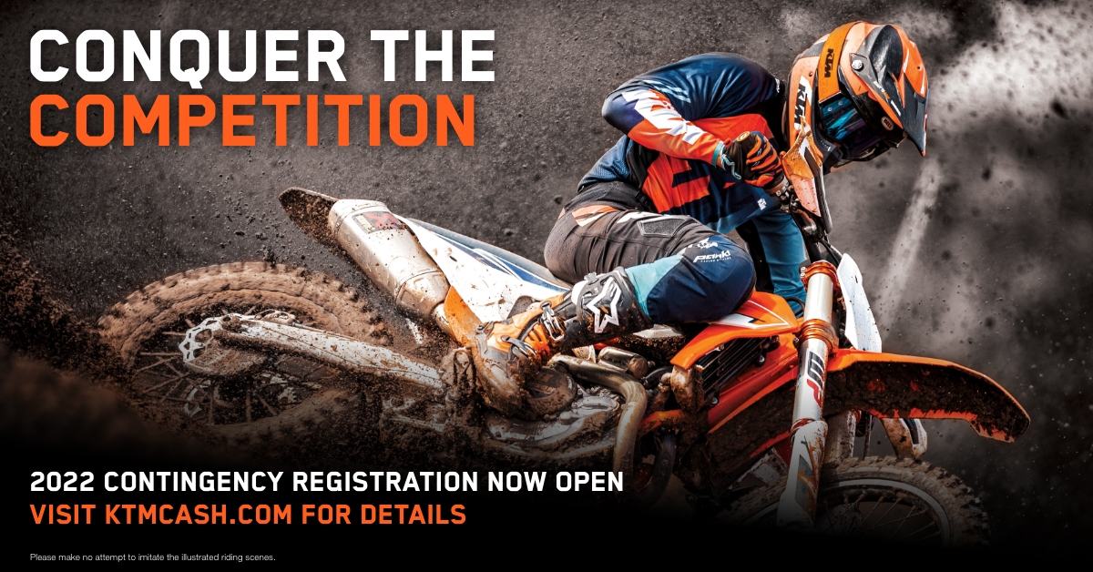 KTM CANADA PROUDLY SUPPORTS AMATEUR AND PROFESSIONAL RACERS WITH 2022