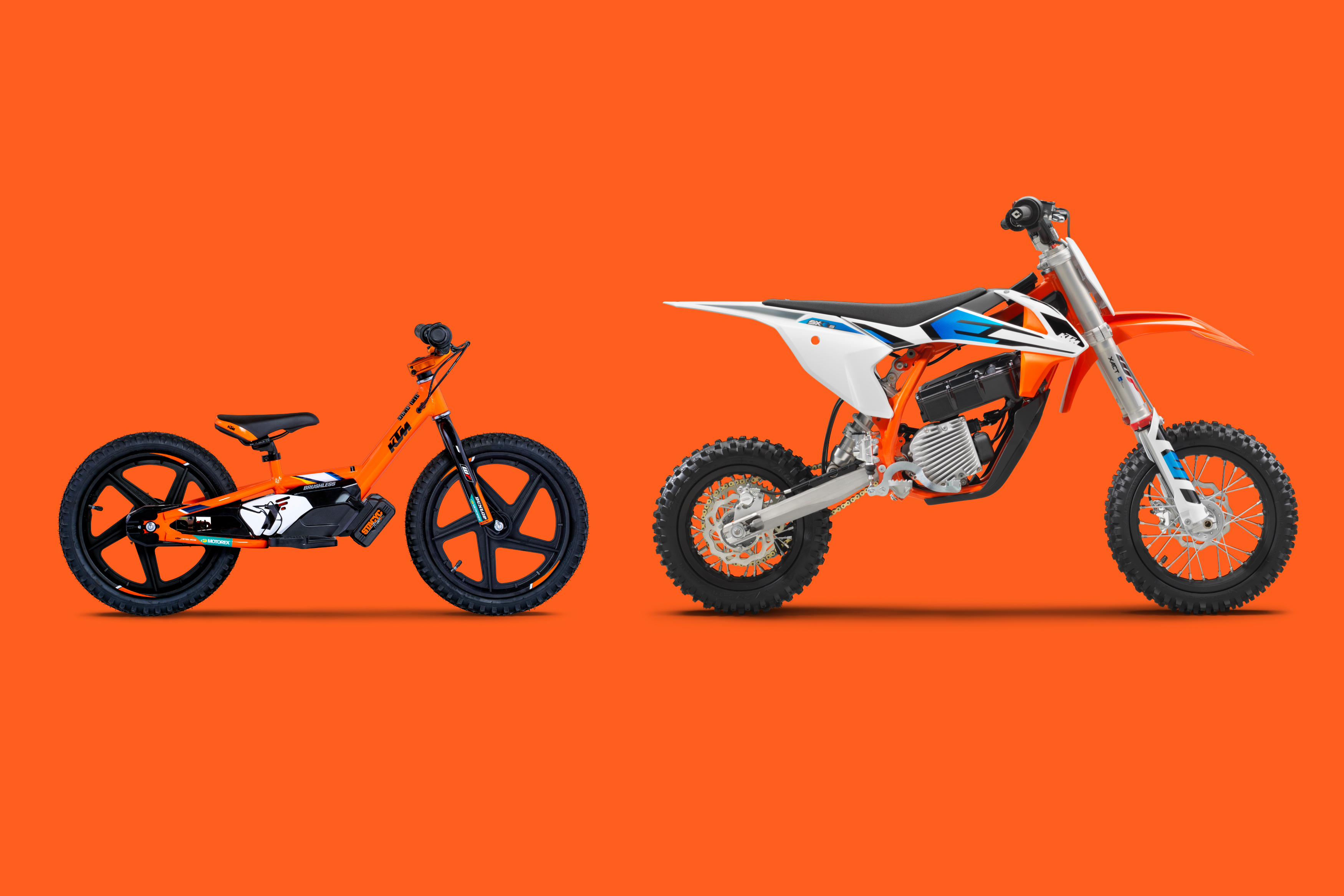 Moto Racing KTM 12V pour Enfants de +3 Ans